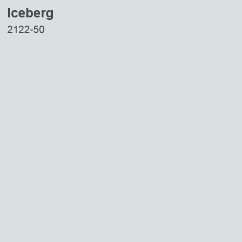 Iceberg Color Sample 