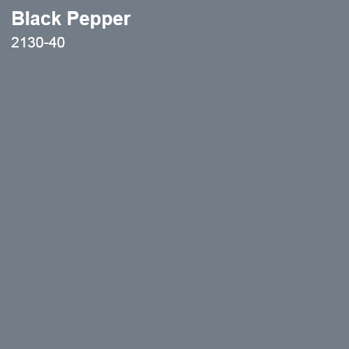 Black Pepper Color Sample 