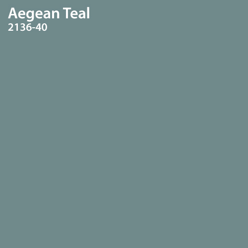 Aegan Teal Color Sample 