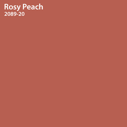 Rosy Peach Color Sample 