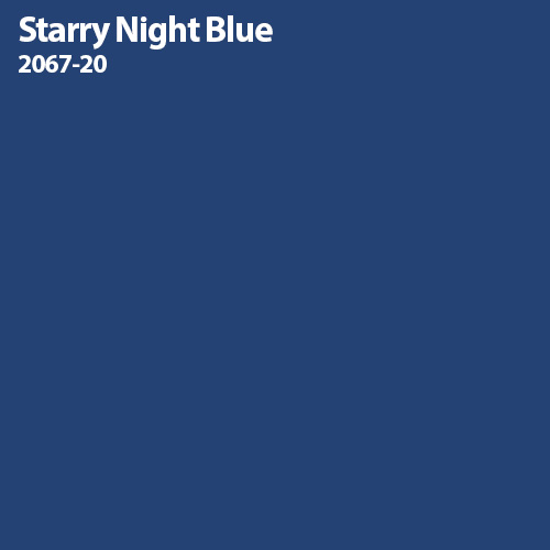 Starry Night Blue Color Sample 