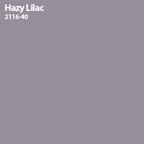 Hazy Lilac Color Sample 