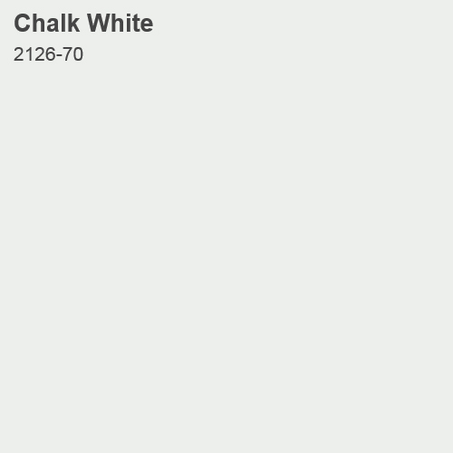 Chalk White Color Sample 