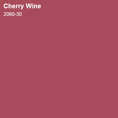 Cherry Wine Color Sample 