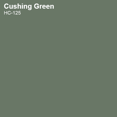 Cushing Green Color Sample 