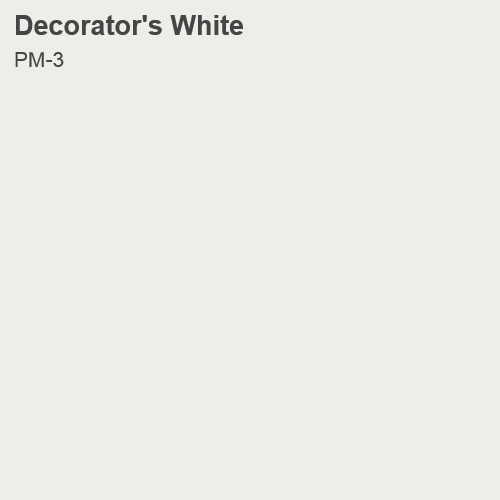 Decorator’s White Color Sample 