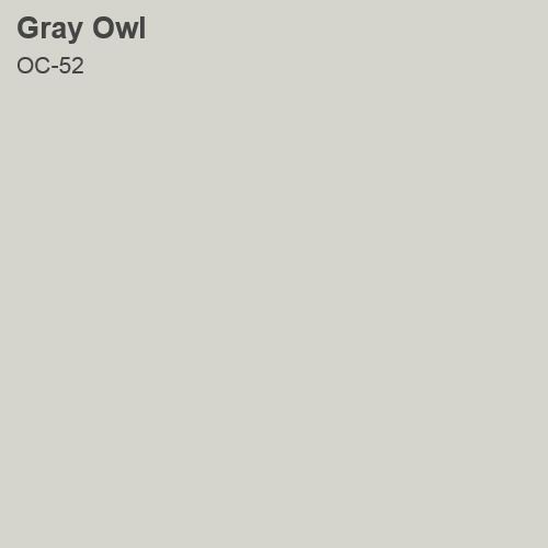 Gray Owl Color Sample 