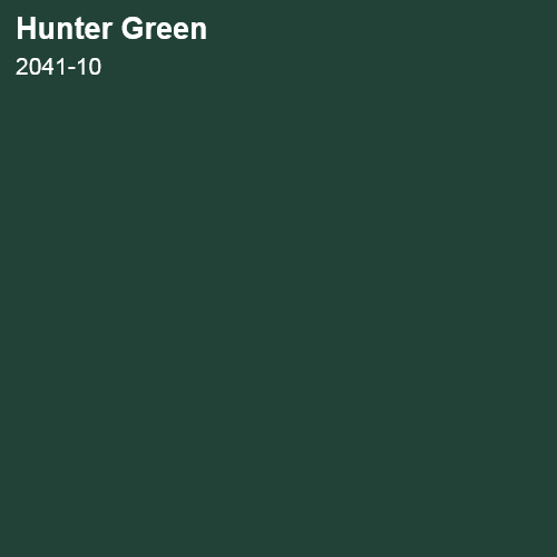 Hunter Green Color Sample 