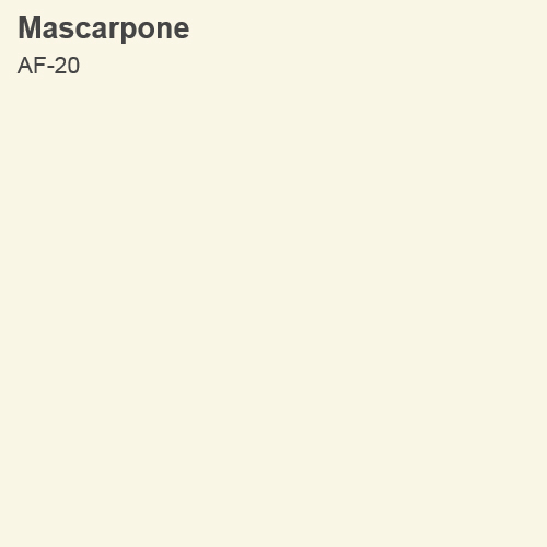 Mascarpone Color Sample 