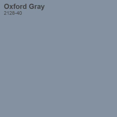 Oxford Gray Color Sample 