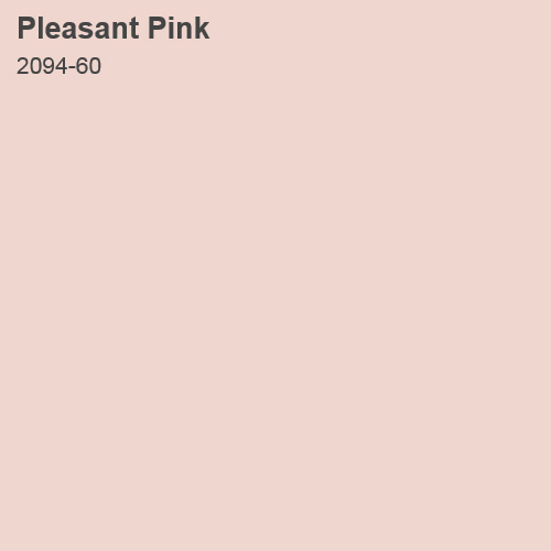 Pleasant Pink Color Sample 