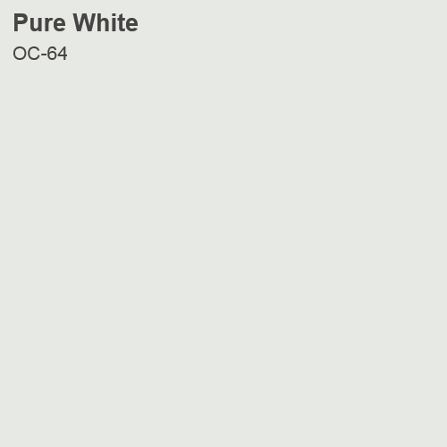 Pure White Color Sample 