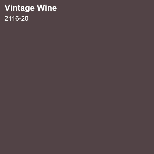 Vintage Wine Color Sample 