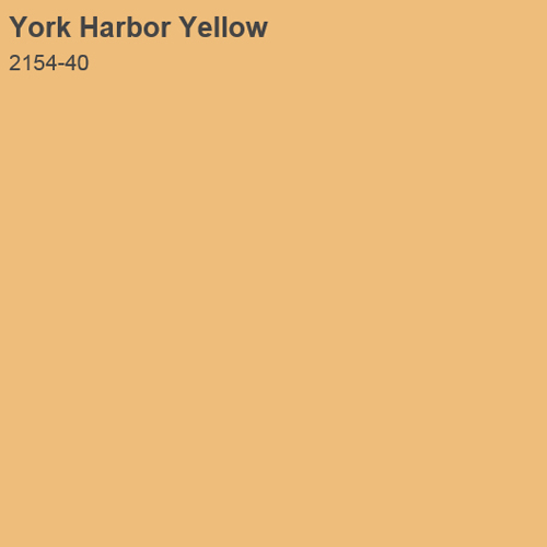 York Harbor Yellow Color Sample 